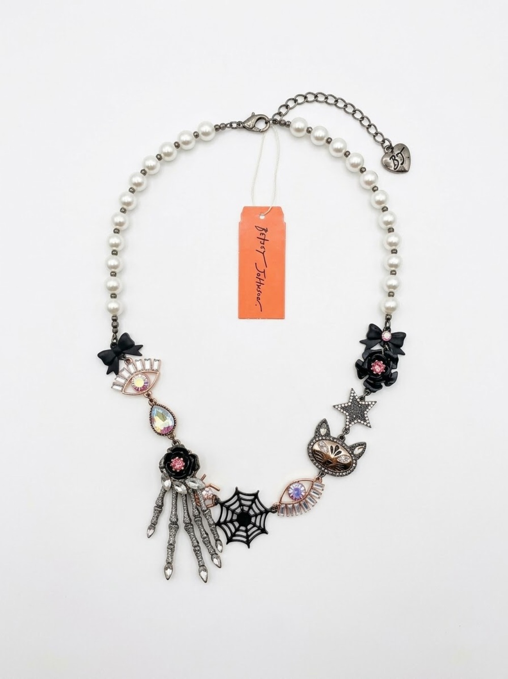 NWT Betsey Johnson Rare Halloween Charm  Necklace